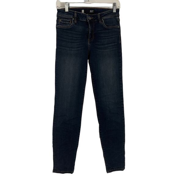 KUT From The Kloth Women's Blue Diana Skinny Jeans Size 2 - Picture 1 of 6